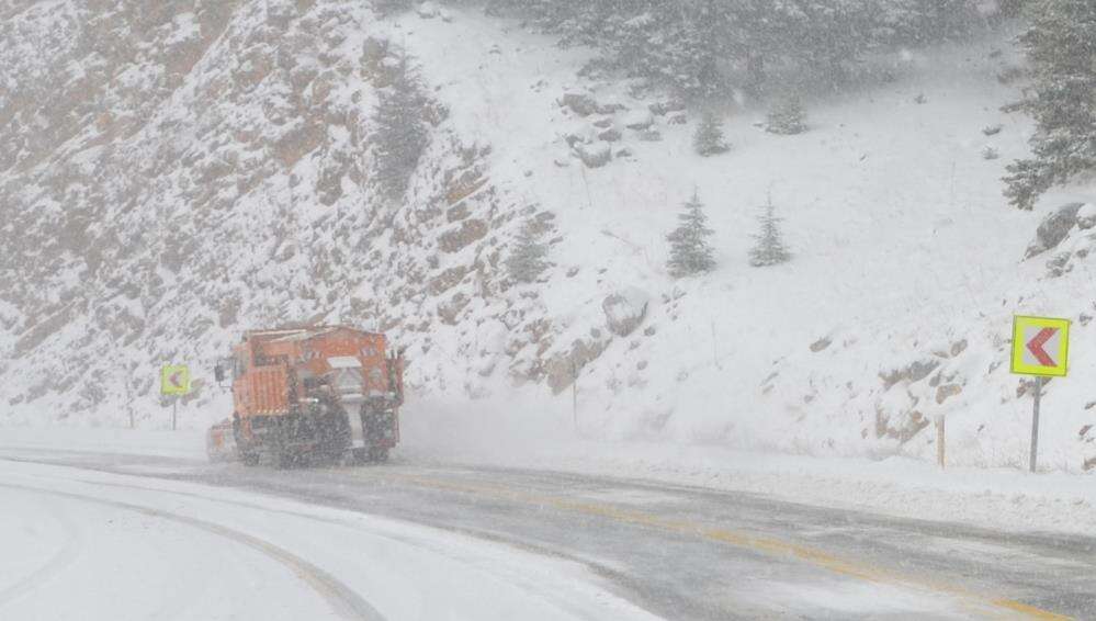 Konya’ya açılan Alacabel geçidi beyaza büründü! 25 santim kar var 1